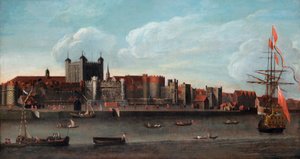 Ansicht des Turms, ca. 1700 von English School