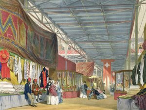 Ansicht des tunesischen Standes auf der Großen Ausstellung von 1851, aus Dickinsons Comprehensive Pictures