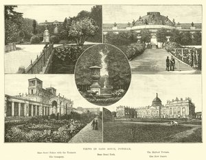 Ansichten in Sanssouci, Potsdam