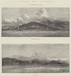 Ansichten von Zypern (Gravur) von English School