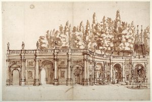 Villa Aldobrandini in Frascati von English School
