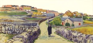 Dorf auf der Insel Arran von English School