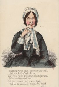 Essig-Valentinskarte (Farblithografie) von English School