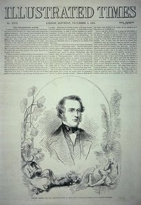 Viscount Canning, der neue Generalgouverneur von Indien, Illustration aus 