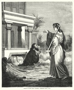 Vision der heiligen Wasser, Ezechiel XLVII von English School