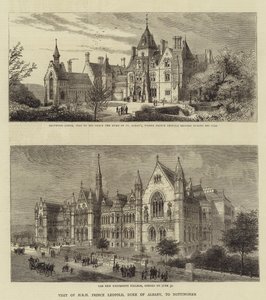 Besuch von HRH Prinz Leopold, Herzog von Albany, in Nottingham von English School