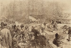Besuch des Prinzen und der Prinzessin von Wales und des Königs und der Königin von Griechenland, 1876 von English School