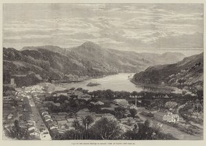 Besuch der Seefahrerprinzen in Ceylon, Blick auf Kandy von English School