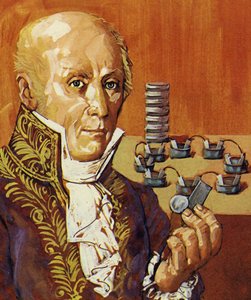Volta und Galvani zeigten, dass Elektrizität durch chemische Reaktionen erzeugt werden kann