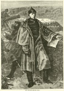 Von Moltke vor Paris, November 1870 von English School