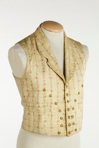 Weste mit Blumenmuster, 1855