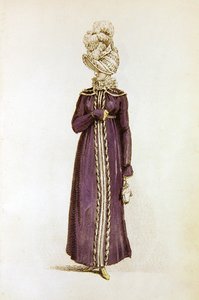 Spazierkleid, Modeplatte aus Ackermann