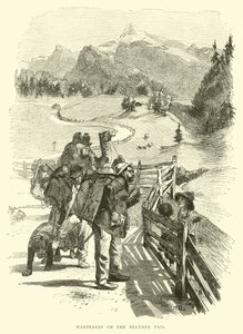 Wanderer am Brennerpass von English School