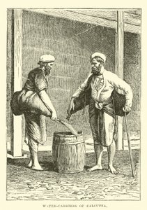 Wasserträger von Kalkutta von English School