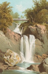 Wasserfall bei Inversnaid - Loch Lomond von English School