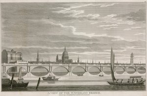Waterloo-Brücke, London von English School