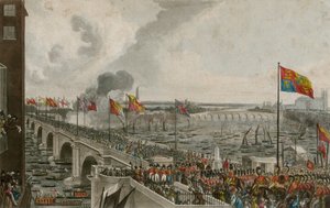 Waterloo-Brücke, London von English School