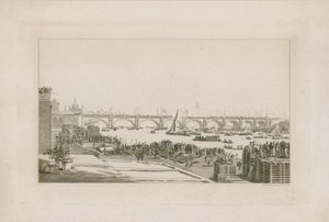 Waterloo-Brücke, London von English School