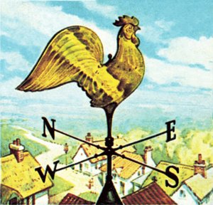 Wetterfahne von English School