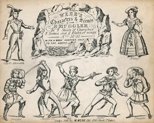 Webbs Charaktere und Szenen im Schmuggler von English School