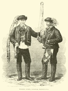 Hochzeitsgäste, Kolosvar, Transsilvanien von English School