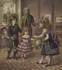 Einen Gast auf der Party begrüßen von English School
