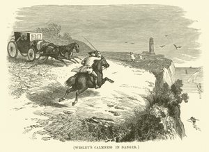 Wesleys Ruhe in Gefahr (Gravur)