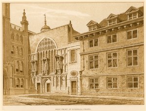 Westfront der Guildhall-Kapelle, London
