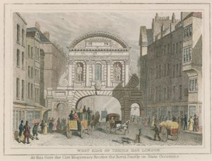 Westseite von Temple Bar von English School