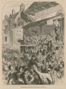 Westminster Wahl zur Zeit von George II von English School