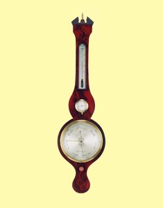 Radbarometer, J. Ortelli & Co., erste Hälfte des 19. Jahrhunderts