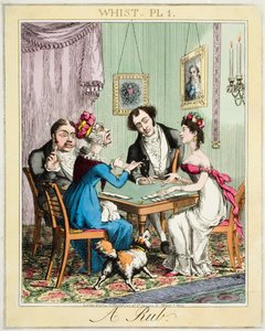 Whist Pl 1. - Ein Rub, veröffentlicht in London von G. Humphrey