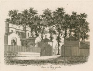 Whitehall Court oder Yard, Vanbrugh House, abgerissen 1898 von English School
