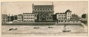 Whitehall vom Fluss Thames von English School