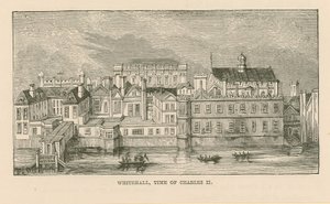 Whitehall vom Fluss Thames von English School