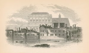 Whitehall vom Fluss Thames von English School