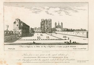 Whitehall im 17. Jahrhundert von English School