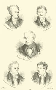 William Cowper, Robert Southey, William Wordsworth, Samuel Taylor Coleridge, Thomas Campbell von English School