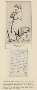 William Etty, der in der Buckingham Street Nr. 14 lebte von English School