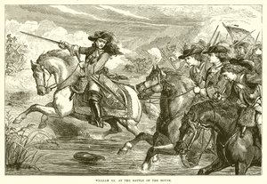 Wilhelm III. in der Schlacht am Boyne