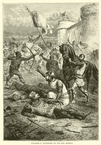 Wilhelm I. vom Pferd gestoßen durch seinen Sohn Robert von English School