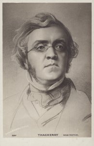 William Makepeace Thackeray (1811-1863), englischer Romanautor von English School