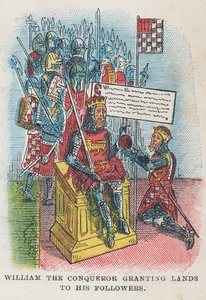 Wilhelm der Eroberer gewährt seinen Anhängern Land von English School