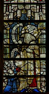 Fenster Clsty N3, Darstellung des Heiligen Eduard der Bekenner von English School