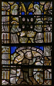 Fenster Clsty N3, Darstellung der Vision des Heiligen Werston