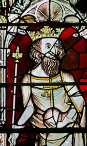 Fenster Ew, Edward II darstellend von English School