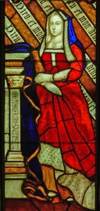 Fenster Ew, Darstellung von Elizabeth von York