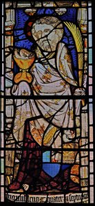 Fenster Ew, Darstellung von St. Johannes