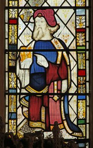Fenster Ew, Darstellung des Heiligen Joseph von Arimathäa