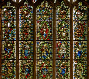 Fenster Ew, den Jessebaum darstellend von English School